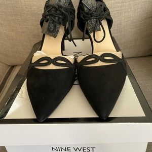 8M Nine West Pumps New without tags black Textile (Suede feel) pumps